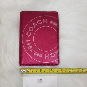 Coach Passport Holder